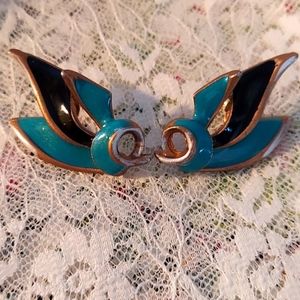 Vintage Enamel Earrings